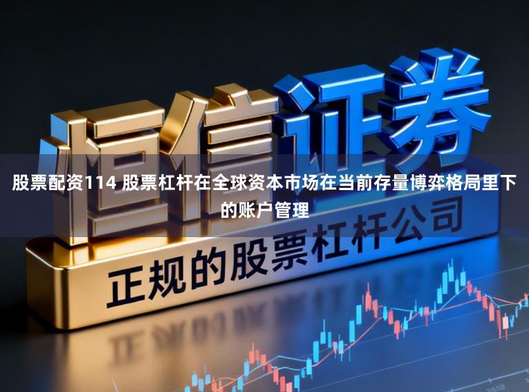 股票配资114 股票杠杆在全球资本市场在当前存量博弈格局里下的账户管理